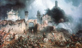 Foto: Die Schlacht von Solferino (Gemälde von Carlo Bossoli) Foto: Die Schlacht von Solferino (Gemälde von Carlo Bossoli)